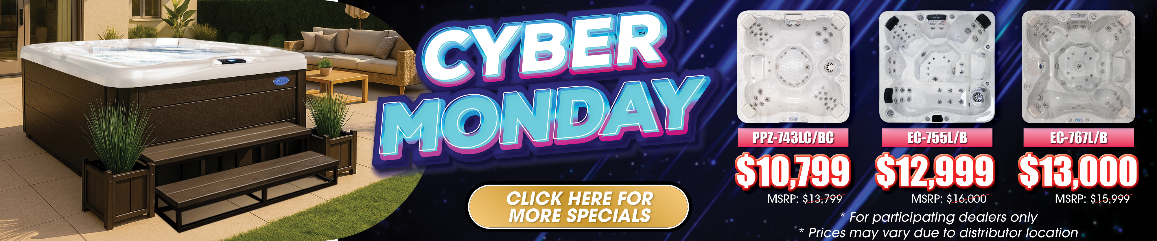 Calspas hot tub being used in a family setting - Albany